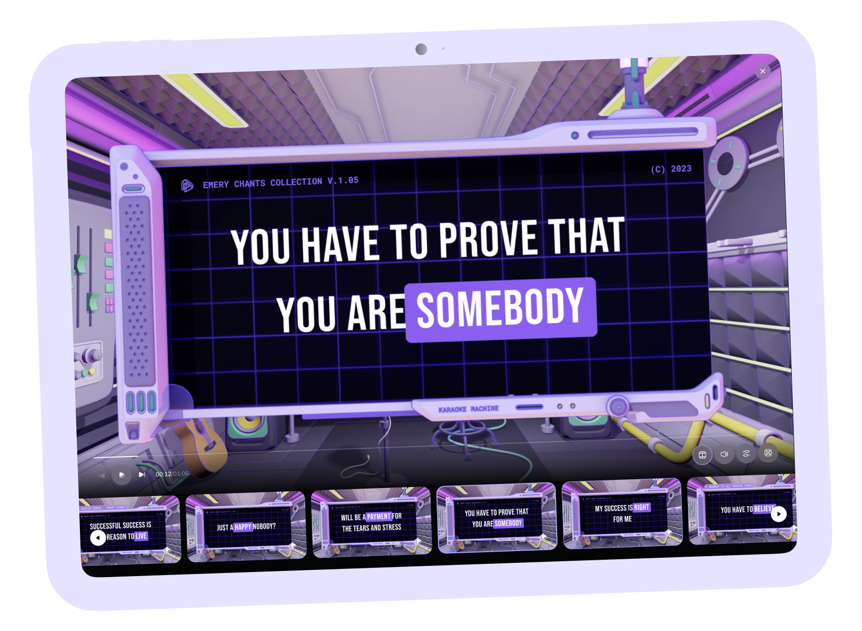 Immersive vocabulary